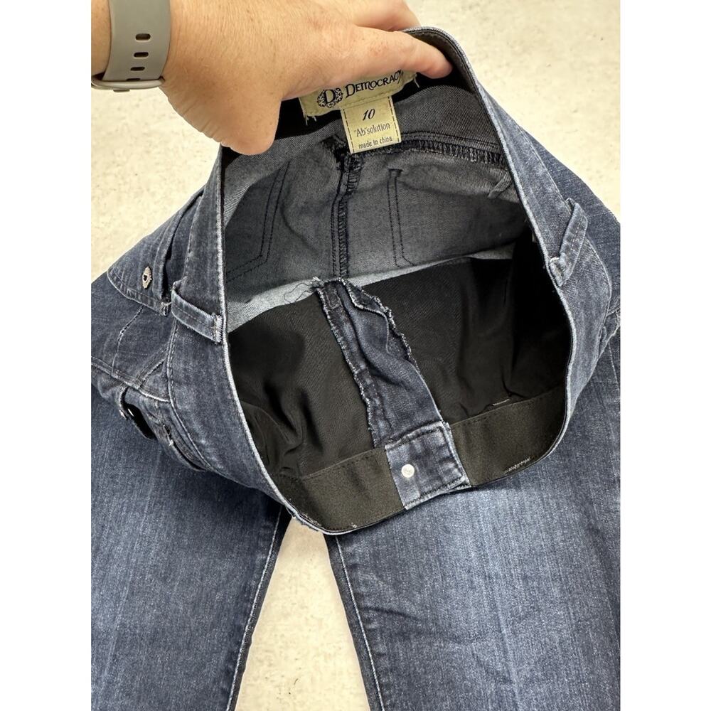 Democracy Ab Solution Ankle Skinny Jeans Womens Size 10 Tummy Smoothing Stretch - Picture 3 of 9